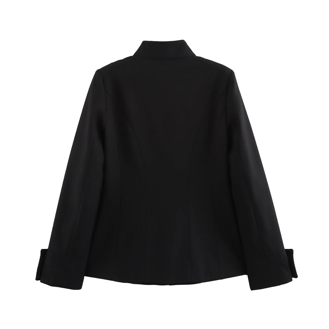 Damen elegante Kurzjacke mit dekorativen Knöpfen R&B