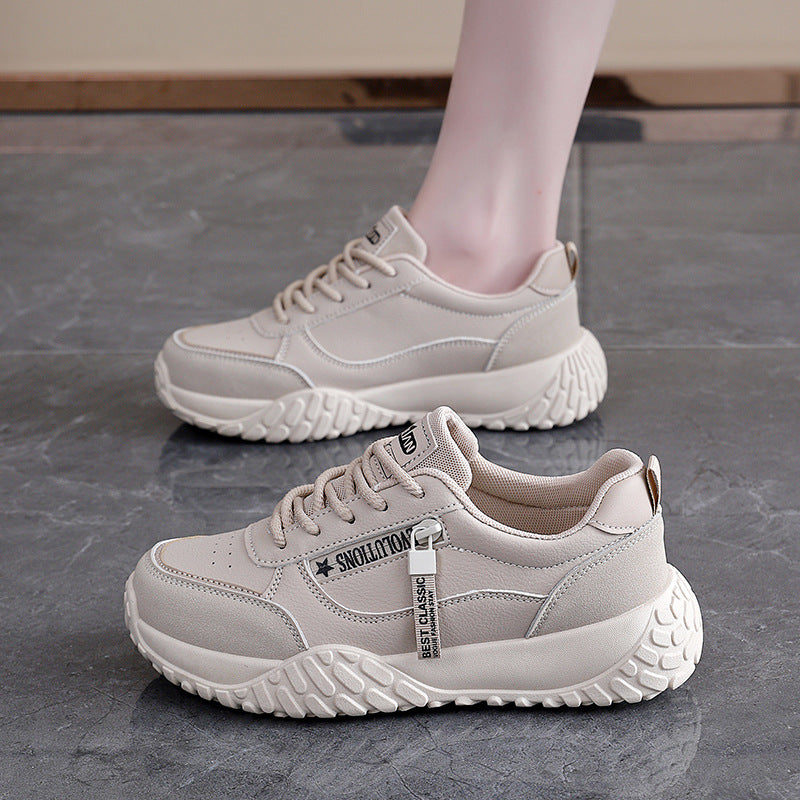 Damen Sportliche Sneakers mit robuster Profilsohle und atmungsaktiver Struktur R&B