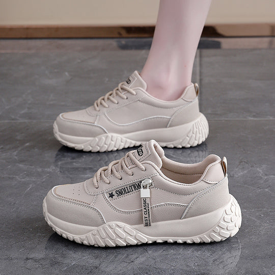 Damen Sportliche Sneakers mit robuster Profilsohle und atmungsaktiver Struktur R&B