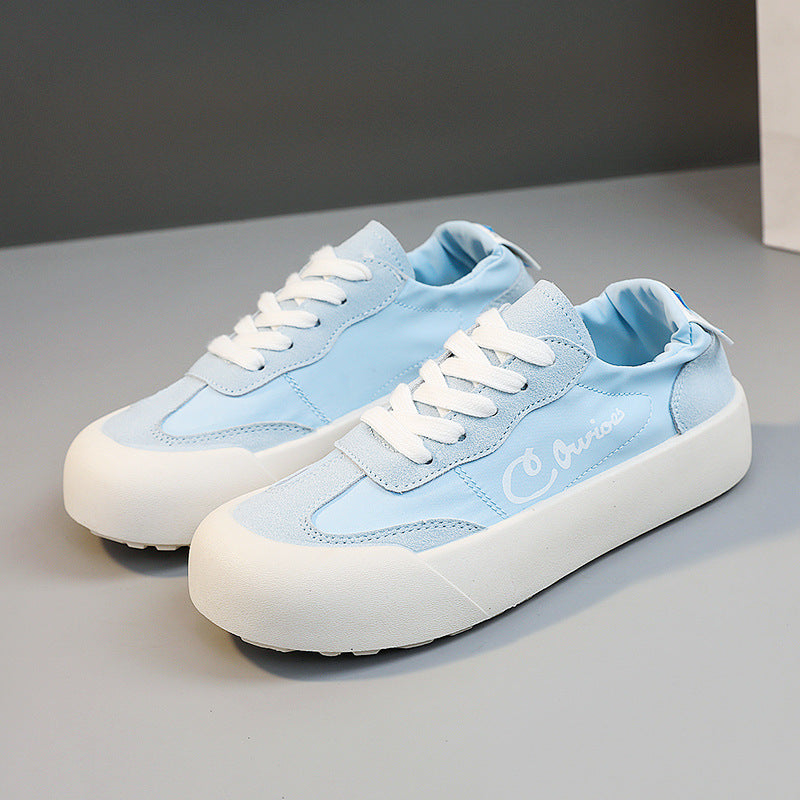 Damen Bequeme Sneakers mit erhöhte Sohle und atmungsaktiver Mesh-Oberfläche R&B