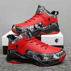 Damen Basketball Sneakers mit atmungsaktiver Mesh-Oberfläche und stoßdämpfendem Fußbett
