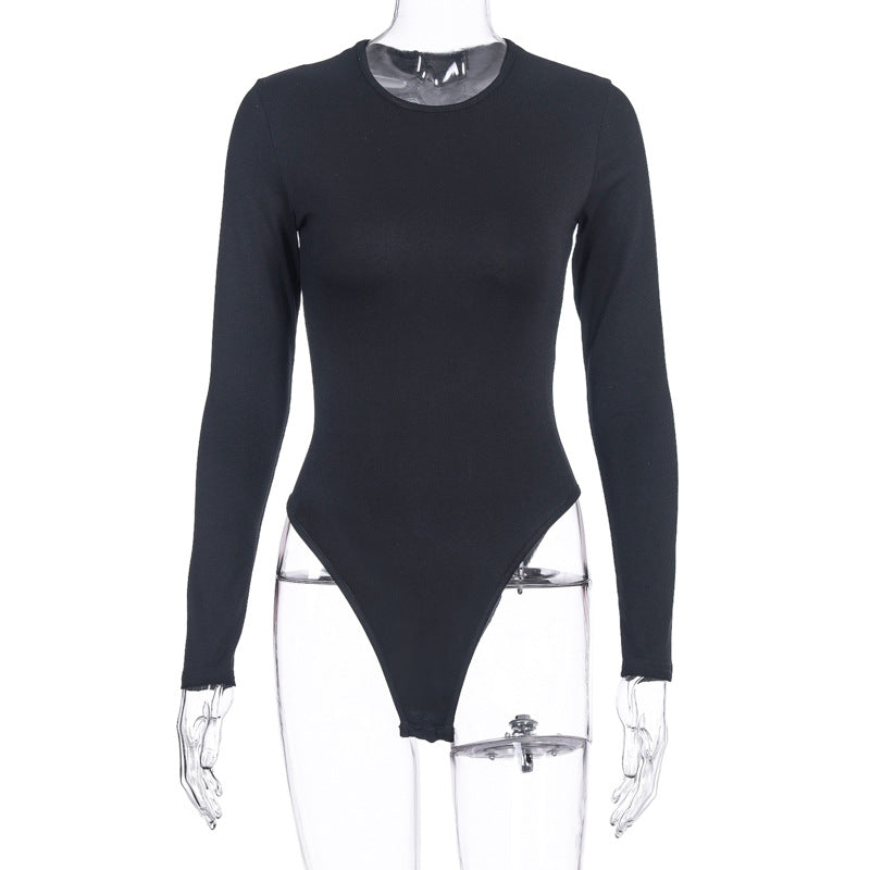 Damen Langarm-Bodysuit aus hautfreundlichem Stretchmaterial R&B