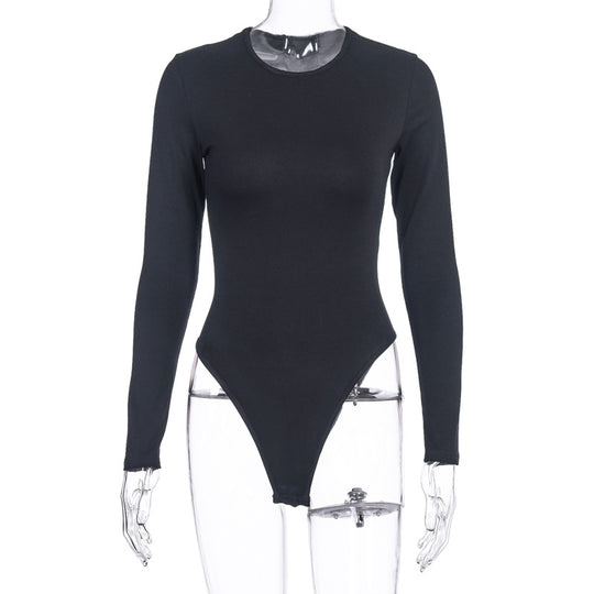 Damen Langarm-Bodysuit aus hautfreundlichem Stretchmaterial R&B