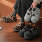 Damen Fleece Hausschuhe mit rutschfester Sohle und gemütlichem Innenfutter R&B