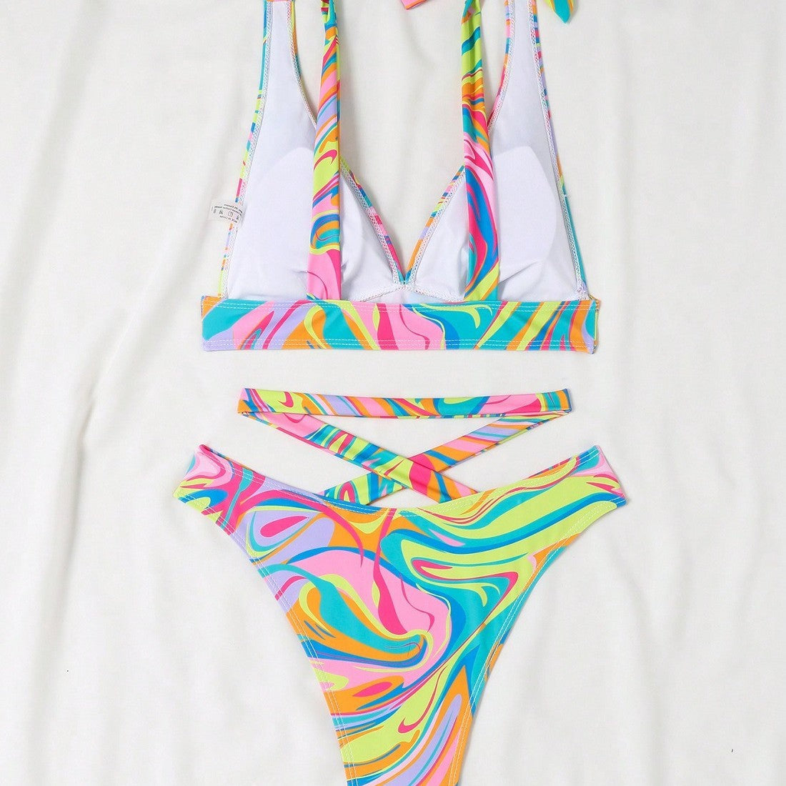 Damen Hochgeschnittener Triangel-Bikini R&B