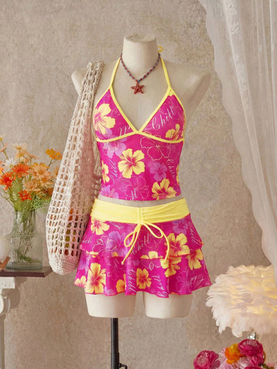 Damen Bikini-Set mit Rock R&B