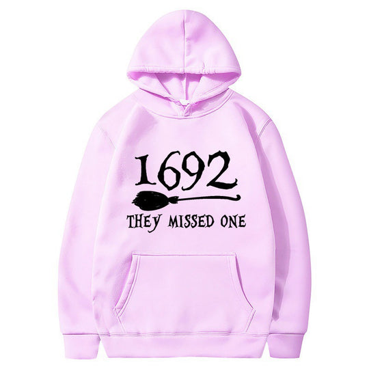 Damen Kapuzenpullover mit kreativem Halloween-Motiv und lockerer Passform R&B