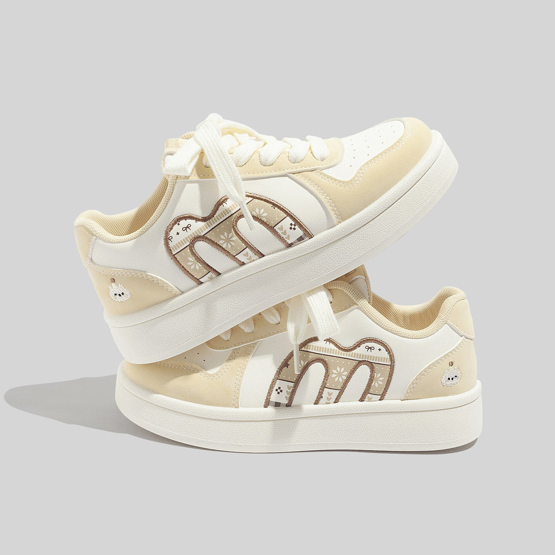 Damen Trendige Sneakers mit niedlichem Tiermotiv und komfortabler Dämpfung R&B