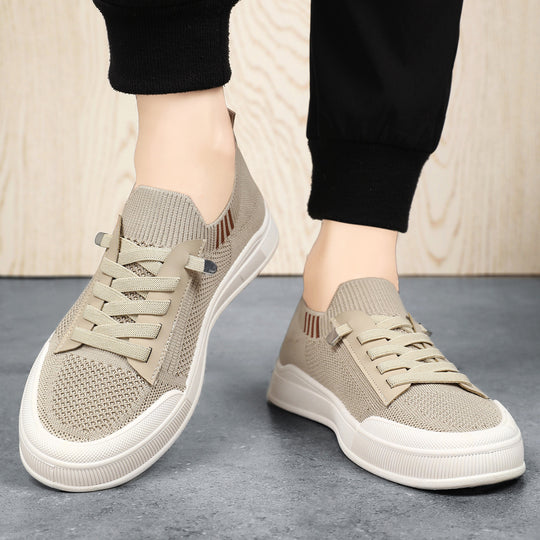 Damen Sportliche Knit Sneakers mit elastischer Schnürtechnik R&B