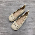Damen Ballerinas mit süßer Schleifenapplikation und komfortablem Fußbett R&B