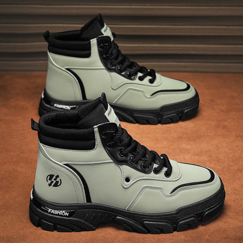 Damen Modische High-Top Sneakers mit robustem Sohlenprofil R&B
