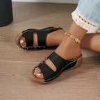 Damen Komfortable Riemen-Sandalen mit anatomischer Fußbettung und modischen Akzenten R&B