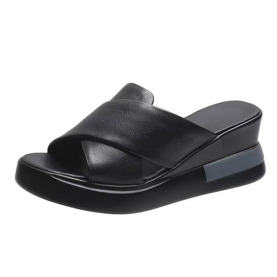 Damen Bequeme Clogs mit modischem Querband R&B