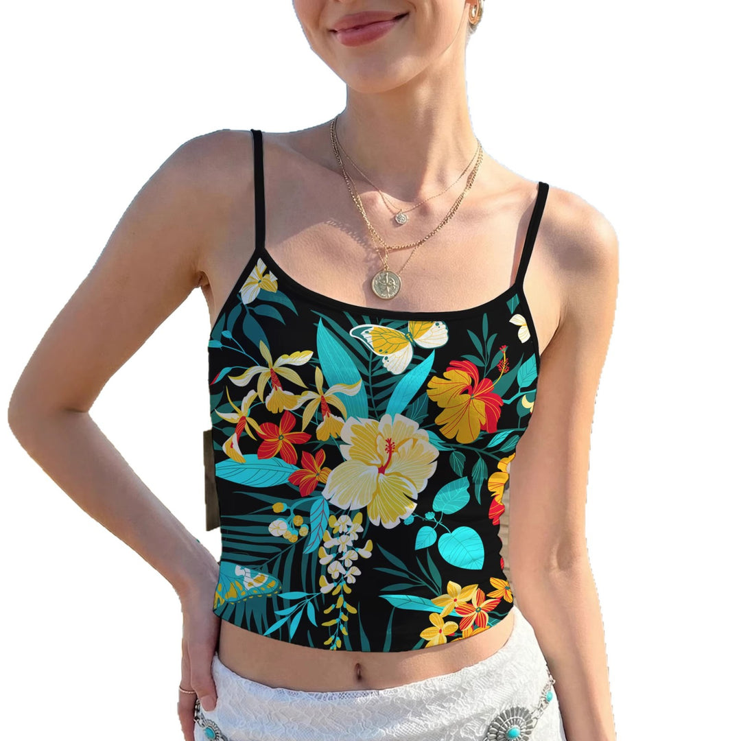 Damen Sommerliches Crop Top R&B