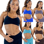 Damen Sport-Bikini-Oberteil mit verstellbaren Trägern und unterstützender Passform R&B