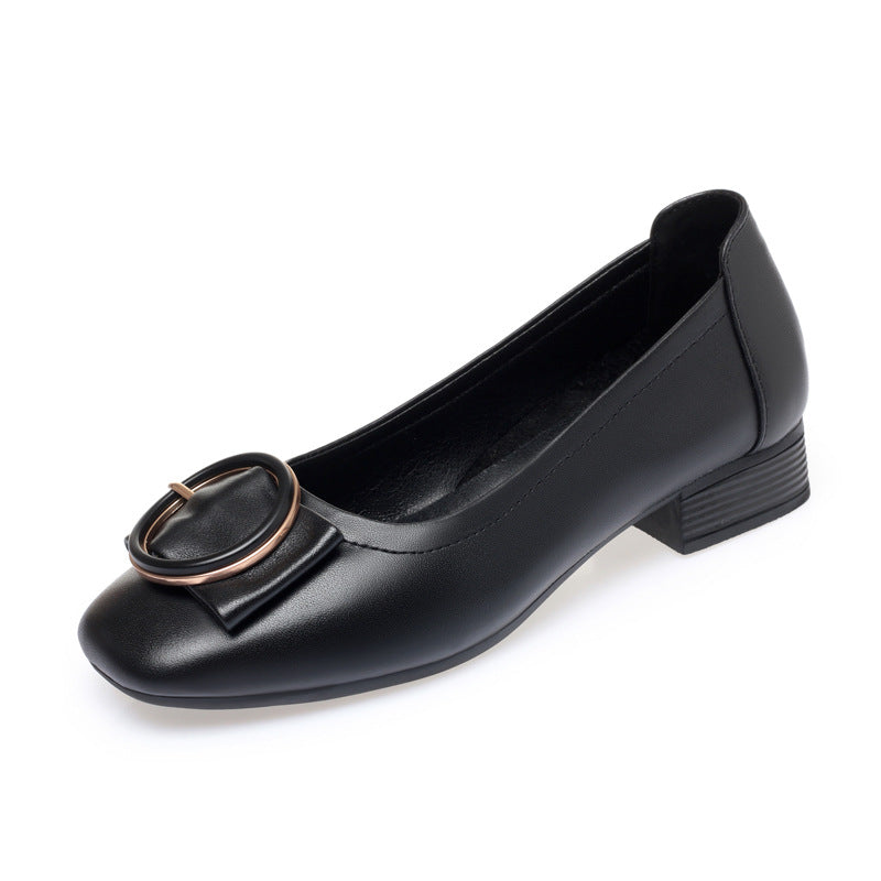 Damen Elegante Ballerinas mit modischem Schmuckdetail und komfortablem Absatz R&B