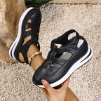 Damen Sportliche Keilsandalen mit atmungsaktiver Konstruktion und rutschfester Sohle R&B