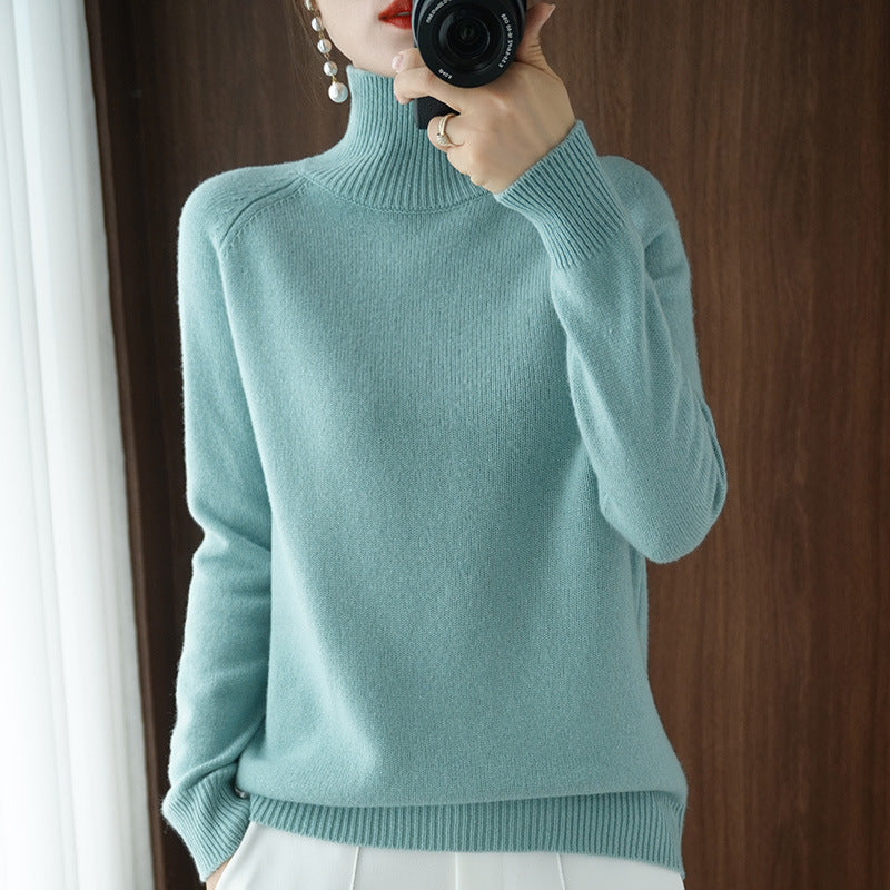 R&B | Modischer Rollkragen-Strickpullover