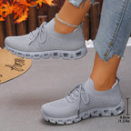 Damen Ultraleichte Sport-Sneaker mit atmungsaktiver Strickoberfläche R&B