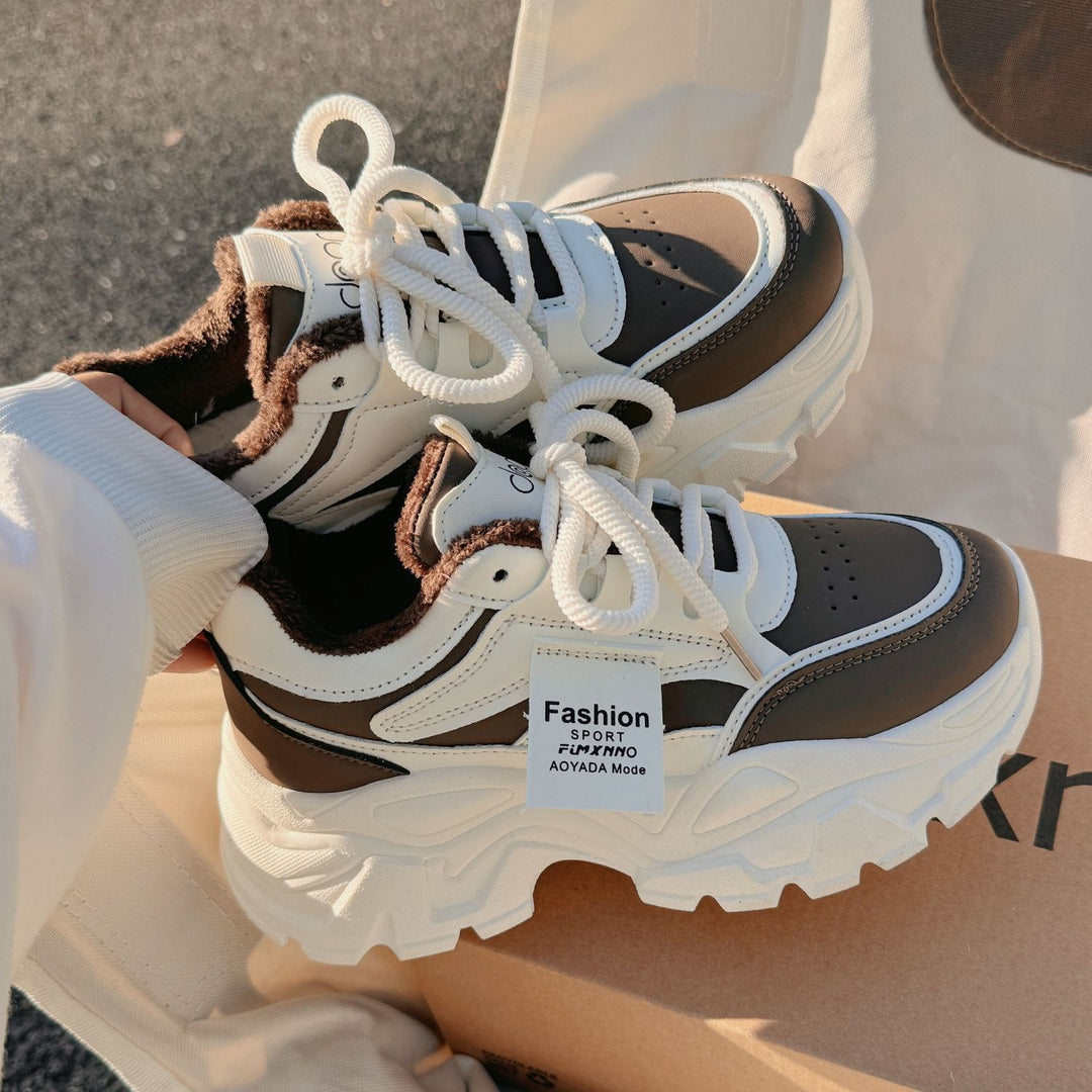 Damen Sportliche Chunky Sneakers mit weichem Innenfutter und hohem Komfort R&B