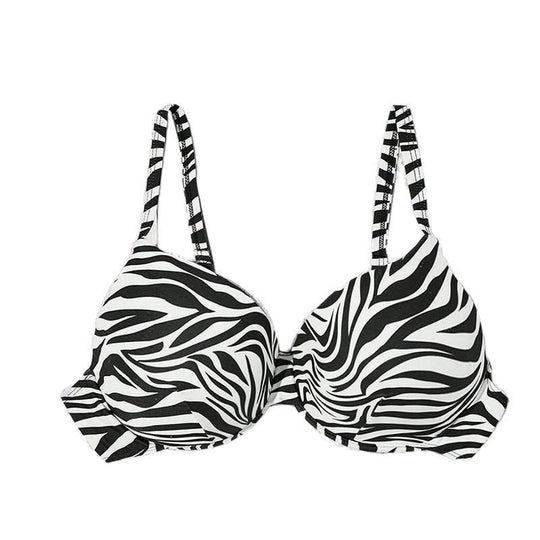 Damen Triangel-Bikinioberteil mit raffinierten Rüschendetails und verstellbaren Trägern R&B