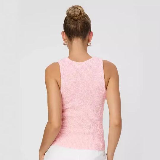 Damen Strickoberteil mit feiner Rippstruktur R&B