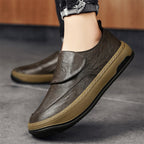 Damen Modische Slip-On Sneaker aus hochwertigem Leder