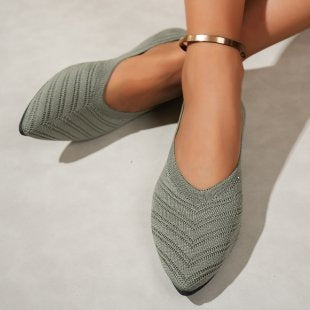 Damen Flexibles und atmungsaktives Ballerina-Modell R&B