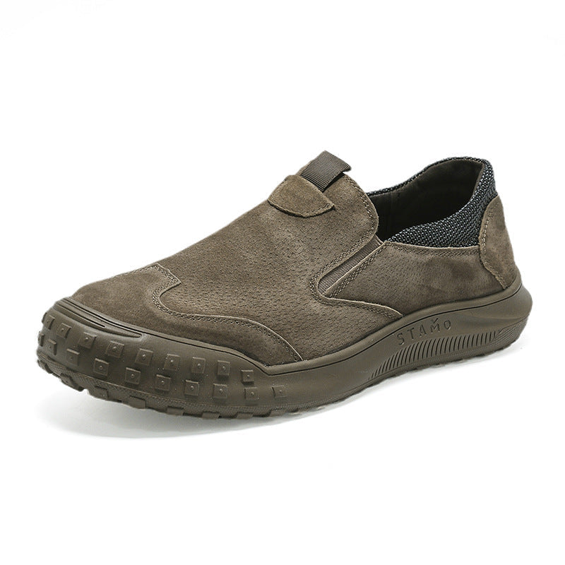 Damen Bequeme Slip-On Freizeitschuhe mit rutschfester Sohle
