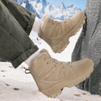 Damen Warmfutter Winterstiefel mit rutschfester Sohle und schnellem Schnellschnürsystem R&B