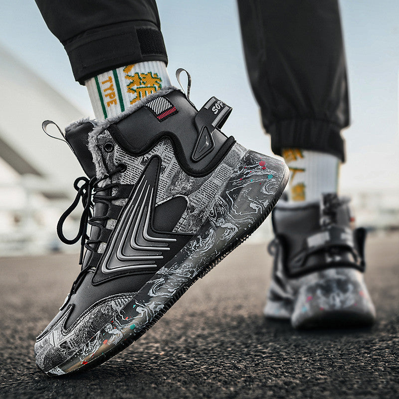 Damen High-Top Sneakers mit innovativem Design und rutschfester Sohle R&B