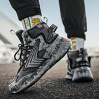 Damen High-Top Sneakers mit innovativem Design und rutschfester Sohle