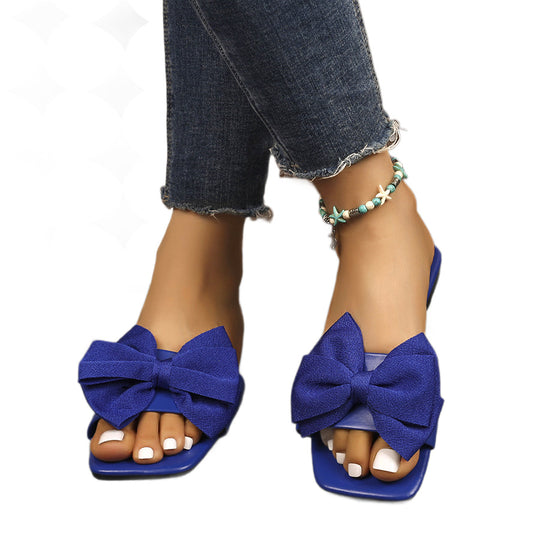 Damen Slingback-Sandalen mit modischer Schleifenapplikation R&B