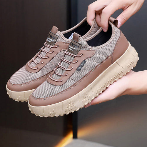Damen Sportliche und komfortable Sneakers mit dicker Profilsohle R&B