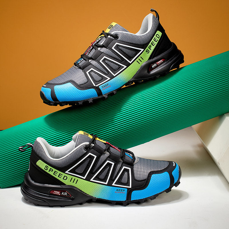 Damen Sportliche Trailrunning-Schuhe mit atmungsaktiver Obermaterialstruktur und dämpfender Sohle