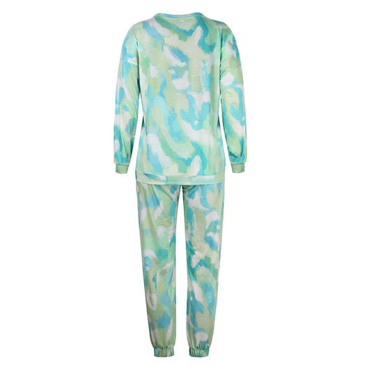 Damen Freizeit-Einteiler mit modernem Batikdesign R&B