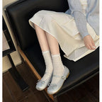 Damen Ballerinas mit elegantem Glanz und verspieltem Schleifen-Detail R&B