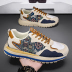 Damen Sportliche Sneaker mit einzigartigem textilem Design und dämpfender Sohle
