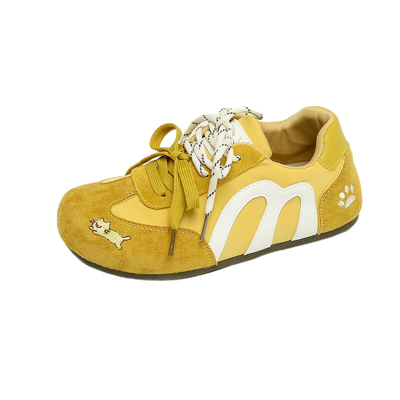 Damen Freizeitsneaker mit tierischem Design und bequemer Dämpfung R&B