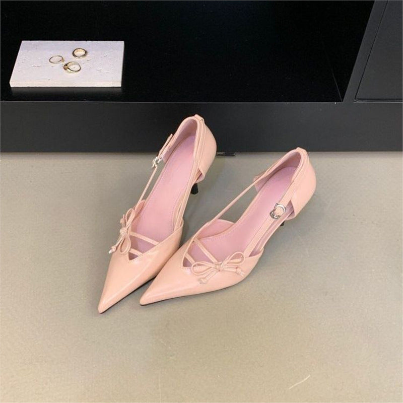 Damen Slingback Pumps mit raffinierter Schleifenverzierung R&B