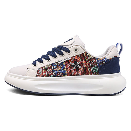 Damen Freizeit Sneaker mit modischer Textil-Oberfläche und bequemer Dämpfung R&B