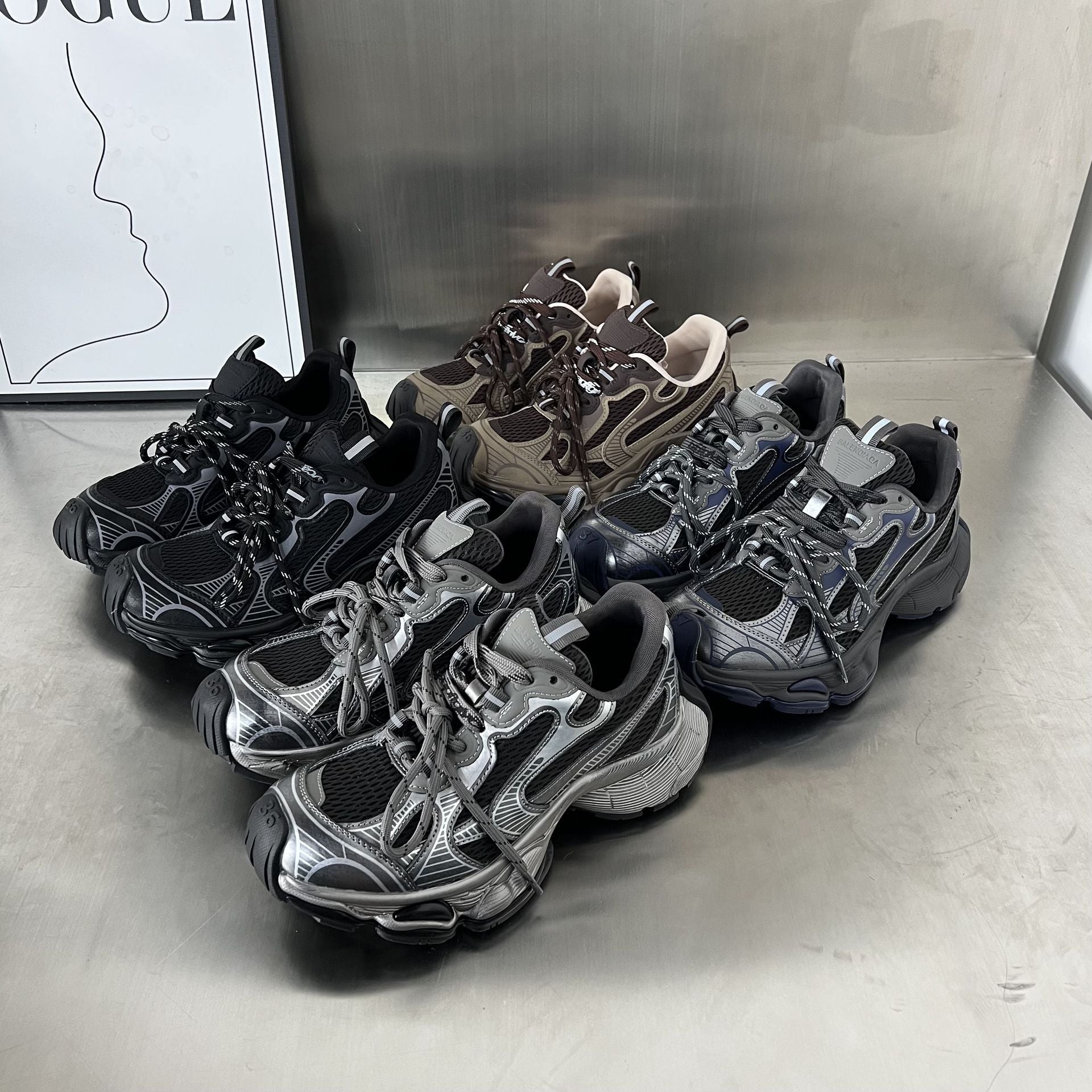 Damen Sportliche Laufschuhe mit atmungsaktiven Netz- und stabilisierenden Sohlen R&B