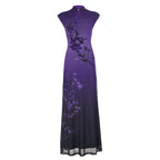Damen Maxikleid mit elegantem, floralem Design R&B
