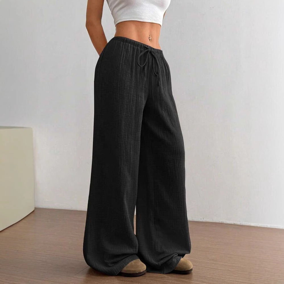 Damen Lockere Palazzo-Hose R&B