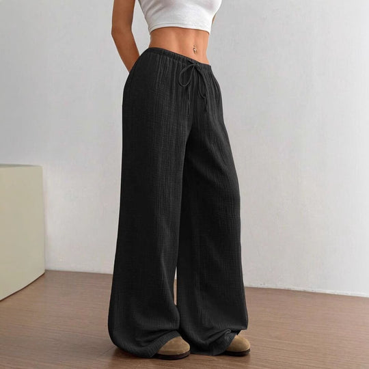 Damen Lockere Palazzo-Hose R&B
