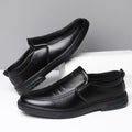 Herren Bequeme Slip-On Lederschuhe mit rutschfester Sohle R&B