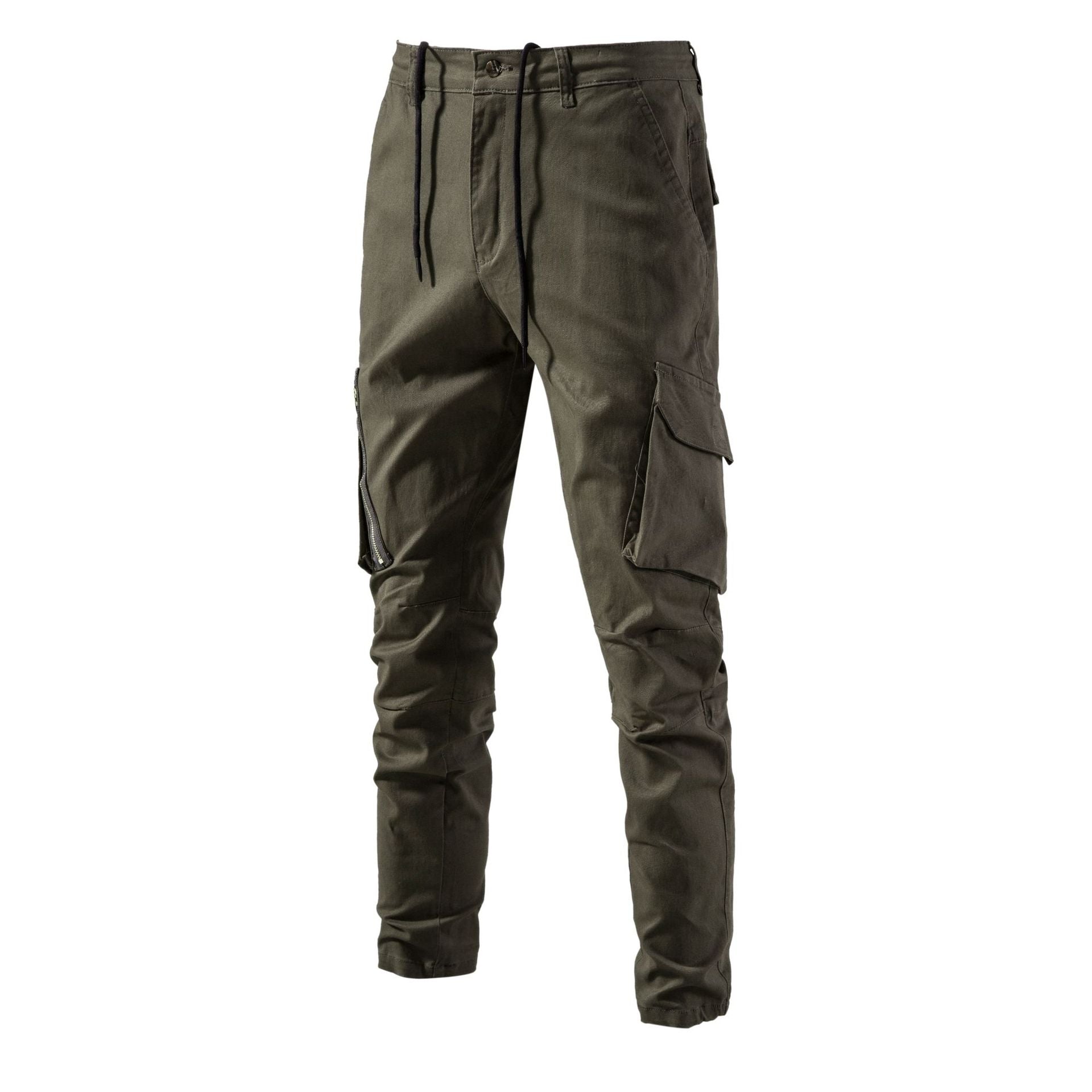 Herren Cargo-Hose mit funktionalen Taschen und elastischem Bund