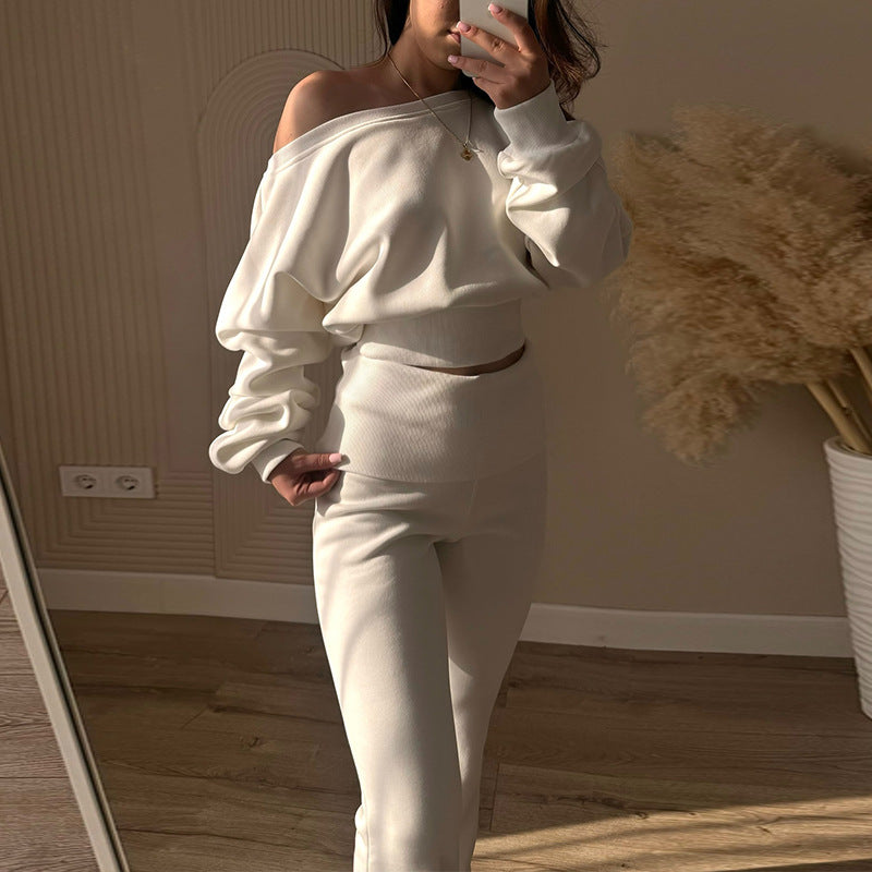 Damen lässiger oversized Lounge-Anzug R&B