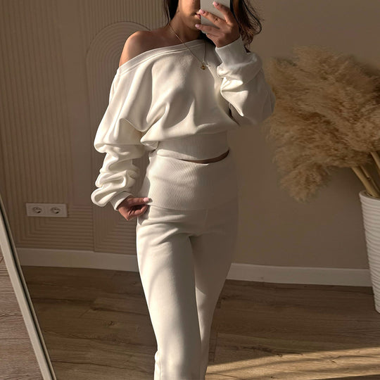 Damen lässiger oversized Lounge-Anzug R&B