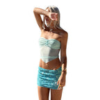 Damen Glitzernder Minirock R&B